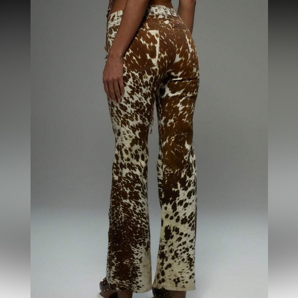 Brown Cow-print pants NWT - Picture 4 of 6
